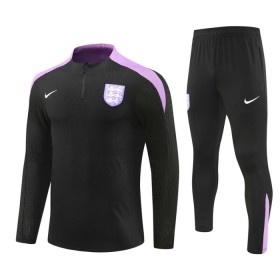 Inglaterra Quarter-Zip Sweat de Treino 2024-25 Preta